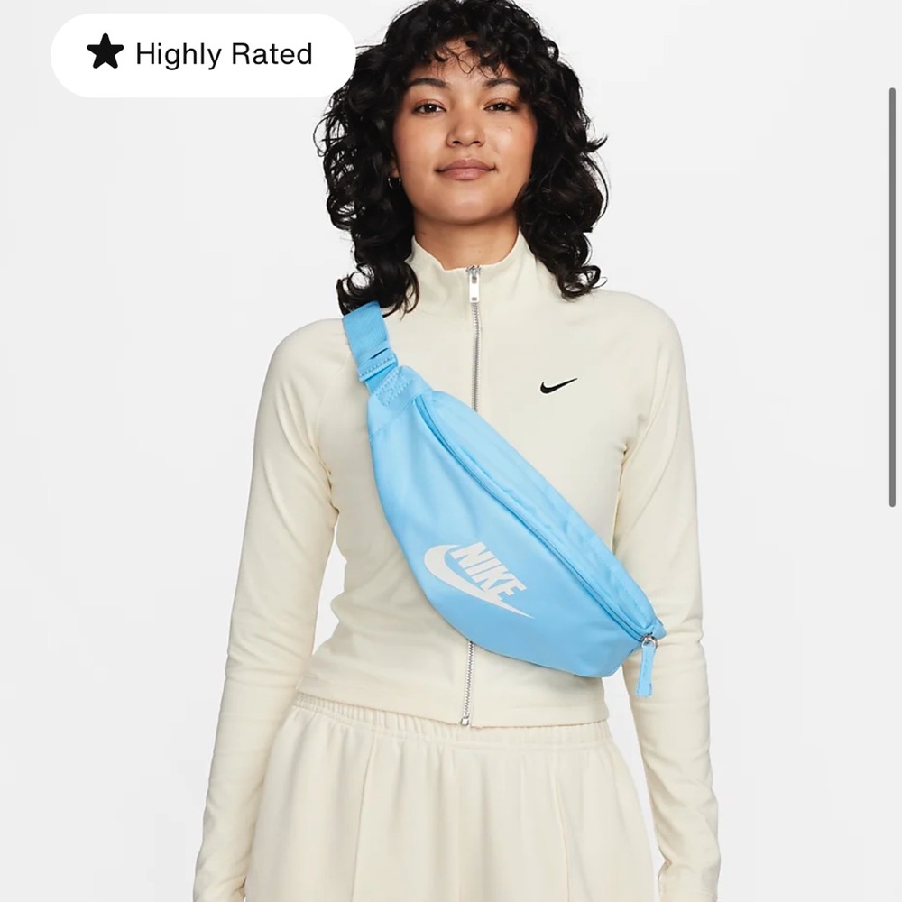 Nike Heritage Waistpack Fanny Bag - Blue Print - NWOT - Picture 7 of 7